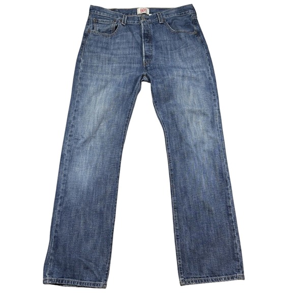 Levi's Other - Levi's 501xx Jeans‎ Men's 34x30 Blue Medium Wash Cotton Button Fly Mexico